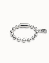 Uno De 50 - Sterling Silver-plated Ball Bracelet
