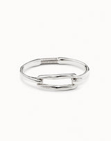 Uno De 50 - Sterling Silver-plated Bracelet with Link Clasp