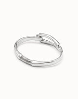 Uno De 50 - Sterling Silver-plated Bracelet with Link Clasp