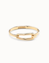 Uno De 50 - 18k Gold-plated Buckle Bracelet