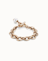 Yolo Bracelet in Gold & Pearl