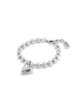 Uno De 50 - Sterling Silver-plated Bracelet with Beads