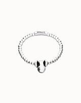 Gravity Stretch Bracelet in Silver