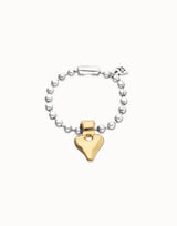 Beat Bracelet in Gold & Silver