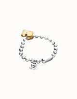 Beat Bracelet in Gold & Silver