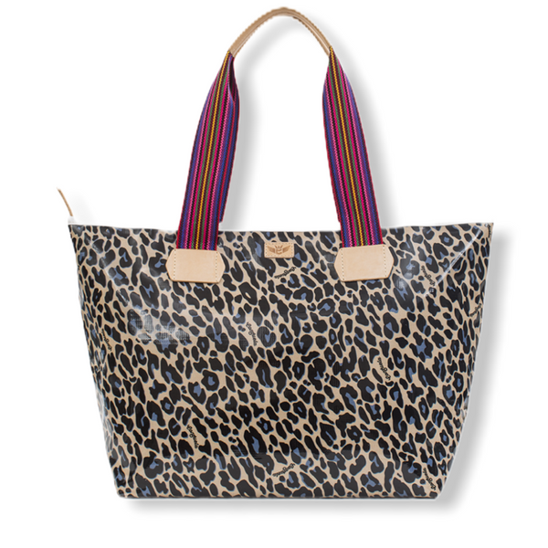 Consuela - Zipper Tote - Blue Jag