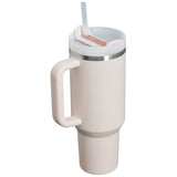 Quencher H2.0 FlowState Tumbler 40 oz in Rose Quartz 2.0 by Stanley