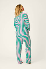 P.J. Salvage Ski Bunny Icon 3-Piece Long Sleeve Flannel PJ Set in Tender Pink