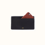 Lumen Continental Wallet in Black by HOBO