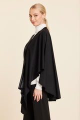 Faux Leather and Faux Suede Whipstitch Wrap in Black by Dolce Cabo, view 2