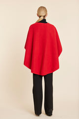 Knit Twist Front Wrap in Red by Dolce Cabo, view 4