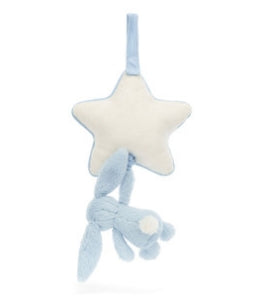 Jellycat - Plush - Bashful Blue Bunny Musical Pull