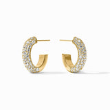 Stardust Hoops in Cubic Zirconia by Julie Vos
