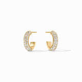 Stardust Hoops in Cubic Zirconia by Julie Vos