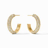 Stardust Hoops in Cubic Zirconia by Julie Vos