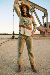 Mud Pump Sweater in Buff by Double D Ranch