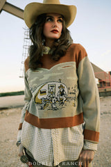 Mud Pump Sweater in Buff by Double D Ranch