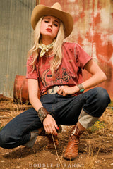 Oil Camp Tee in Oil Rag by Double D Ranch