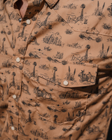 Signature Pearl Snap in West Texas Toile view 5