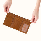 Jill Trifold Wallet in Truffle by HOBO