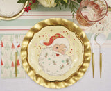Vintage Santa Dinner Plates 8 Pack view 2