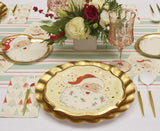Vintage Santa Dinner Plates 8 Pack view 4
