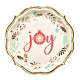 Vintage Santa Salad Plates 8 Pack