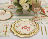 Vintage Santa Salad Plates 8 Pack view 4