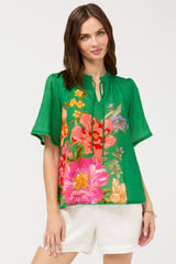 Flutter Sleeve Blouse in Celiora view 2