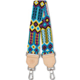Blueberry Wide Woven Shoulder Strap