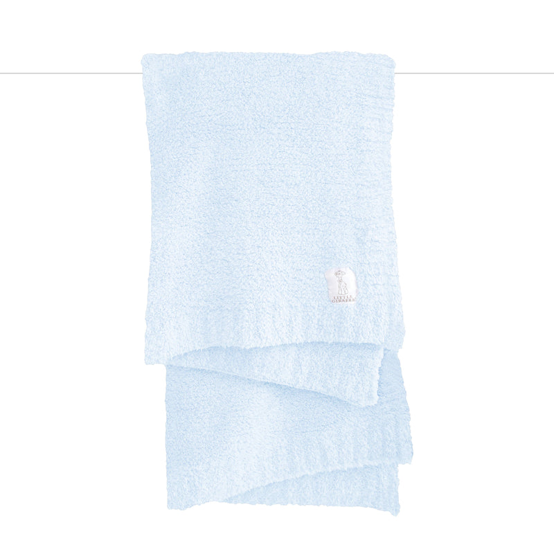 Little Giraffe - Plush Chenille Knit™ Baby Blanket: Pink