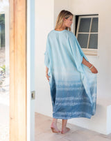 Palm Springs Kaftan: Shoreline Blue / OS
