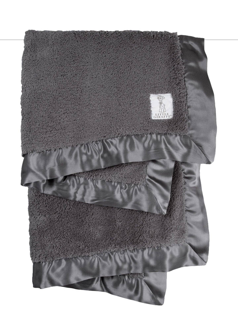 Little Giraffe - Chenille Baby Blanket: Unboxed / White