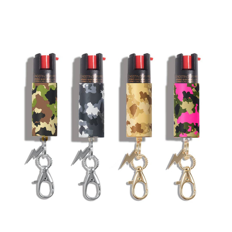Blingsting - Assorted Camo Pepper Sprays | Bs6 4pk1