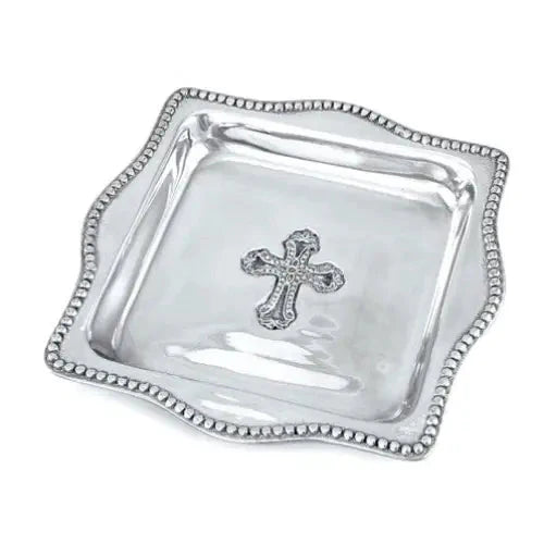 Beatriz Ball - Trays - Baby Cross Square Tray 4’’x4’’