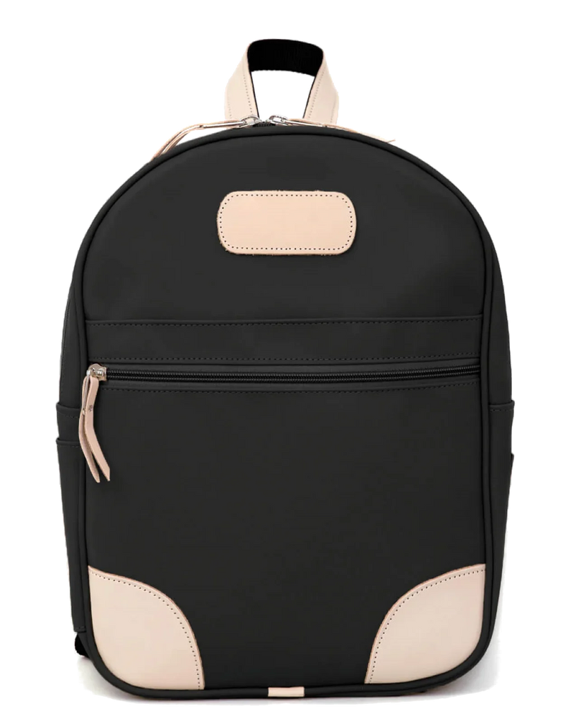 Jon Hart Design - Travel Backpack Black Coated Canvas