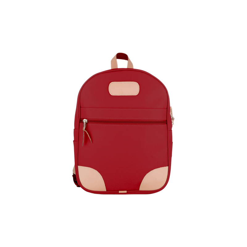 Jon Hart Design - Travel Backpack Red Coated Canvas
