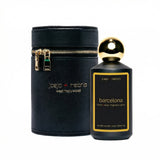 JoeJo + Nebria Barcelona fragrance spray with black Luxe vegan leather case