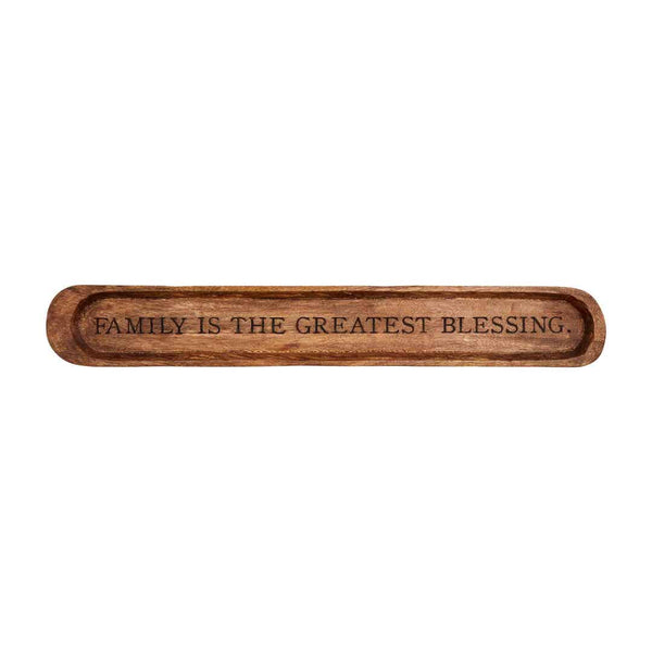 Mudpie - Plaque - Blessing Long Tray