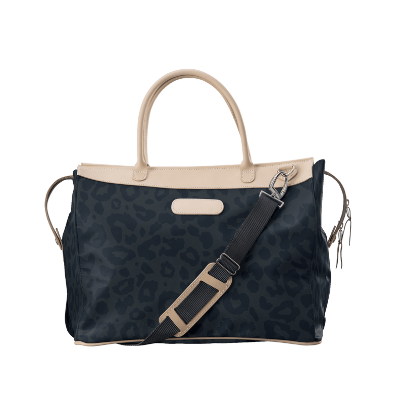 Jon Hart Design - Travel Burleson Bag Dark Leopard Coated