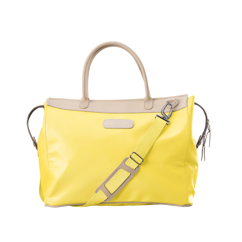 Jon Hart Design - Travel Burleson Bag Lemon Coated Canvas