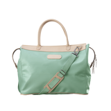 Jon Hart Design - Travel - Burleson Bag - Mint Coated Canvas