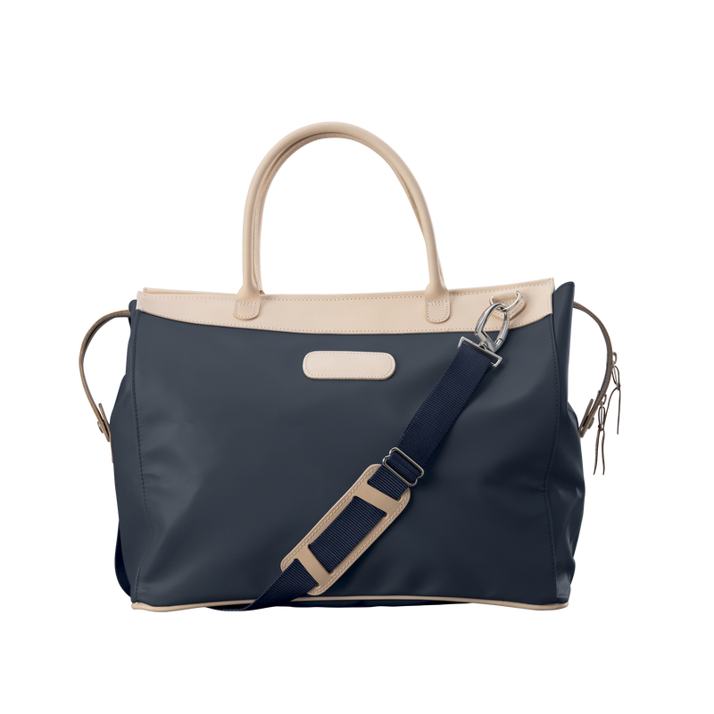 Jon Hart Design - Travel - Burleson Bag - Navy Coated Canvas