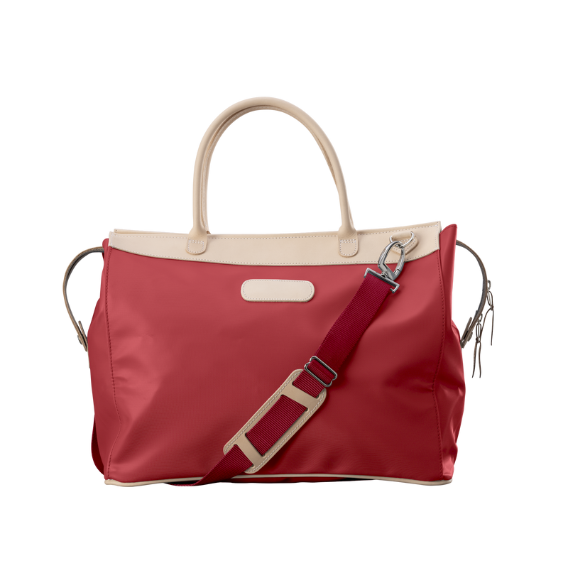 Jon Hart Design - Travel Burleson Bag Red Coated Canvas