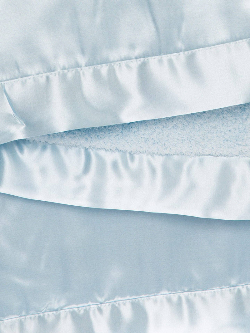 Little Giraffe - Chenille Satin™ Baby Blanket: White