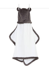 Little Giraffe - Luxe™ Baby Towel: Silver