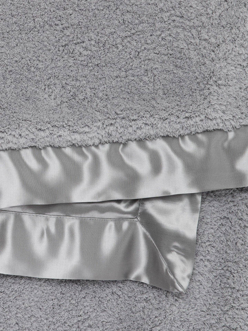 Little Giraffe - Chenille Satin™ Baby Blanket: White