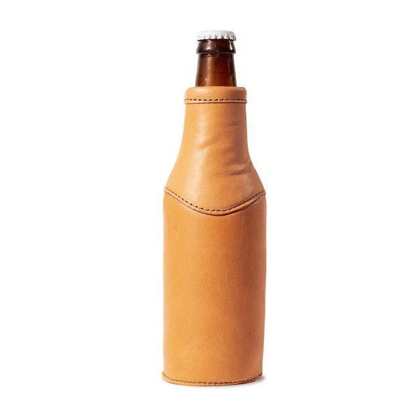 Campaign - Collection - Leather Bottle Koozie - Saddle
