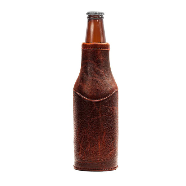 Campaign - Collection - Leather Bottle Koozie - Whiskey