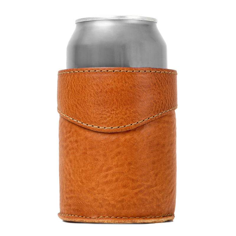 Campaign - Collection - Leather Can Koozie - Oak